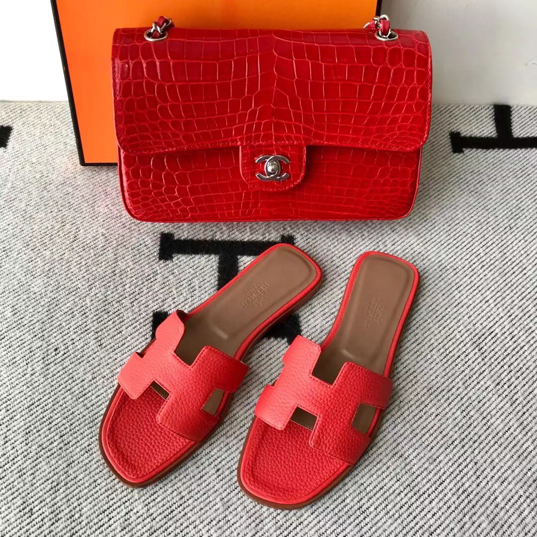 에르메스 올수공 오란 슬리퍼 샌들 토고 16